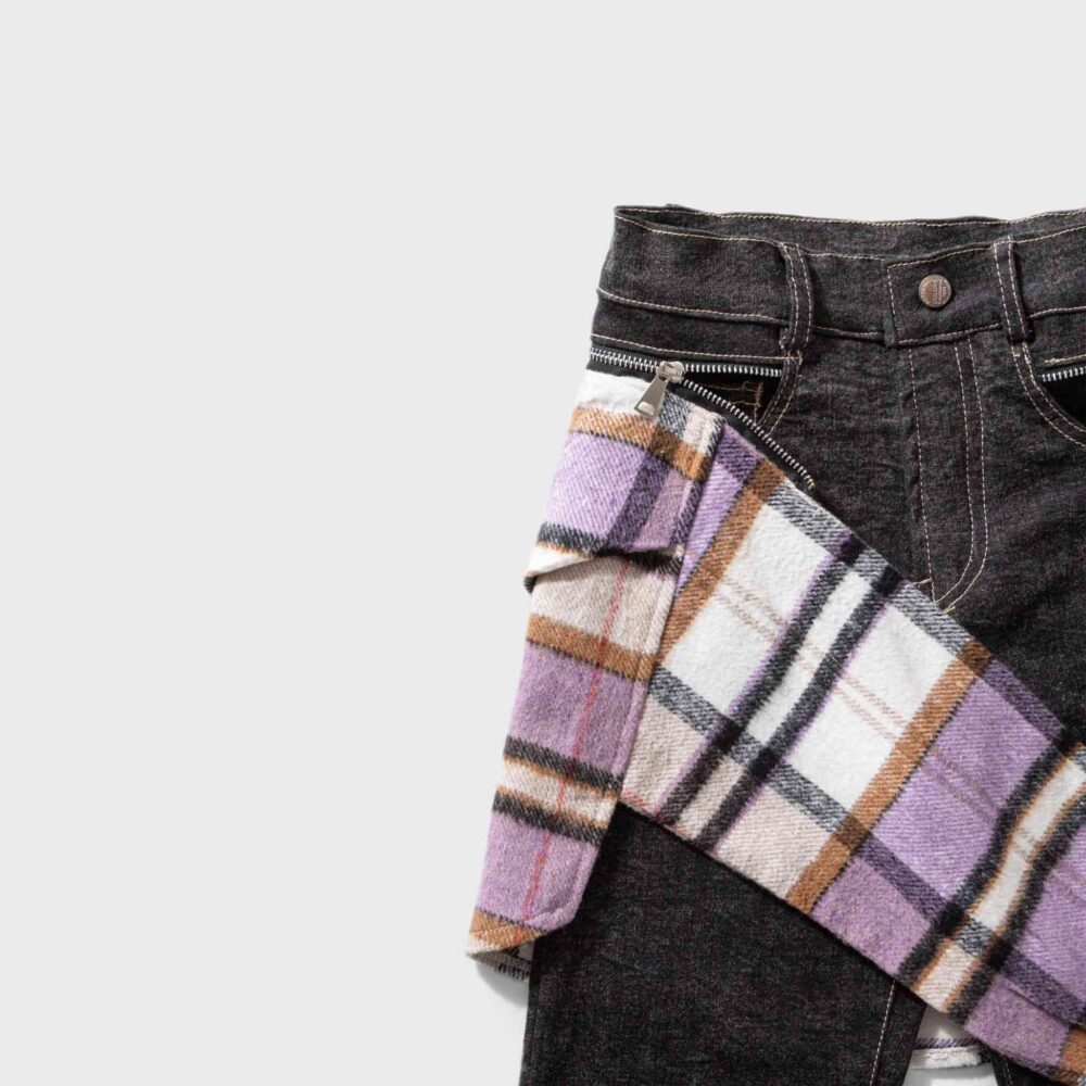 ⁦Plaid Fusion Pants⁩ - الصورة ⁦7⁩