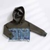 ⁦Denim Fusion Hoodie⁩ - الصورة ⁦4⁩