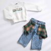 Plaid Charm Set