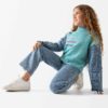 Aqua Stitch Sweater - Image 2